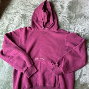 Burgundy Darc Sport fight cancer hoodie